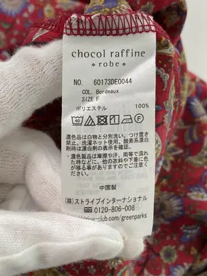 chocol raffine/ショコラフィネ/ワンピース/ワンピース/ドレス/レッド/F
