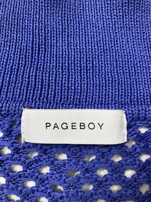 PAGEBOY/ペイジボーイ/カーディガン/ボレロ/トップス/ブルー/F