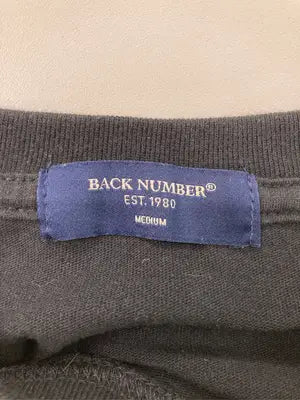 BACK NUMBER/バックナンバー/Tシャツ/カットソー/トップス/ブラック/MEDIUM