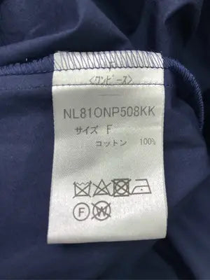 nano UNIVERSE/ナノユニバース/シャツワンピース/ワンピース/ドレス/ネイビー/F