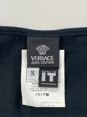 VERSACE/ヴェルサーチ/Tシャツ/カットソー/トップス/ブラック/S