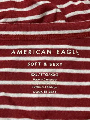 AMERICAN EAGLE/アメリカンイーグル/Tシャツ/カットソー/トップス/レッド/XXL
