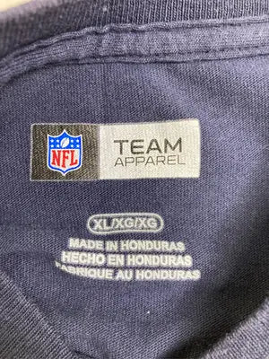 NFL TEAM APPAREL/エヌエフエルチームアパレル/Tシャツ/カットソー/トップス/ネイビー/XL