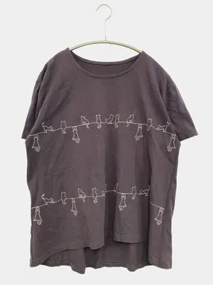 Tシャツ/カットソー/トップス/グレー