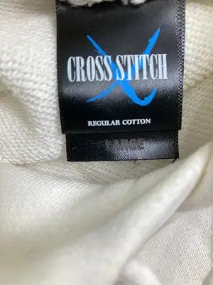 CROSS STITCH/パーカー/トップス/ホワイト/L