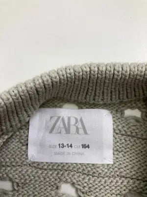 ZARA/ザラ/ニット/セーター/トップス/ベージュ/13-14