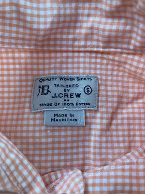 J.CREW/ジェイクルー/シャツ/ブラウス/トップス/オレンジ/S