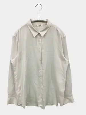 UNIQLO/ユニクロ/シャツ/ブラウス/トップス/ホワイト/L