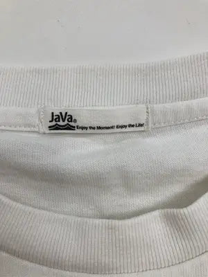JaVa/ジャバ/Tシャツ/カットソー/トップス/ホワイト/S