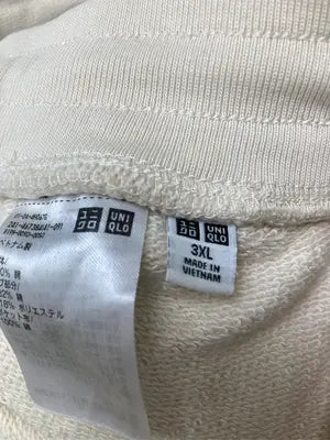 UNIQLO/ユニクロ/スウェットパンツ/パンツ/アイボリー/3XL