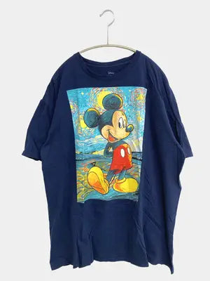 Disney/ディズニー/Tシャツ/カットソー/トップス/ネイビー/XL