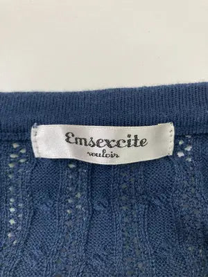 ems excite/エムズエキサイト/カーディガン/ボレロ/トップス/ネイビー/M
