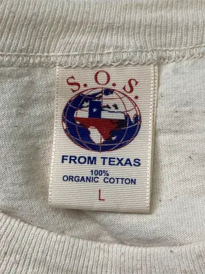 S.O.S/Tシャツ/カットソー/トップス/ベージュ/L