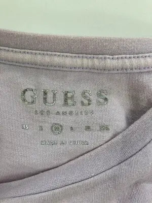GUESS/ゲス/Tシャツ/カットソー/トップス/パープル/M