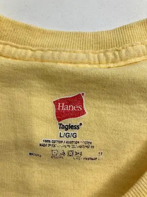 Hanes/ヘインズ/Tシャツ/カットソー/トップス/イエロー/L/G/G