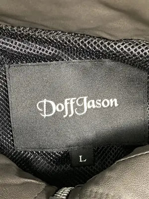 Doff Jason/レザージャケット/ジャケット/アウター/グレー/L