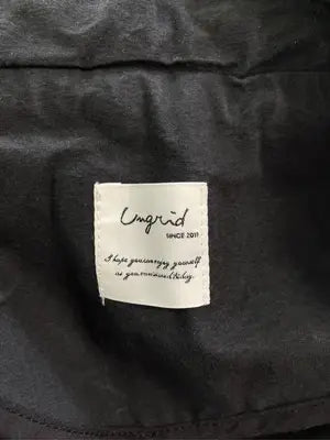 Ungrid/アングリッド/ステンカラーコート/ジャケット/アウター/ブラック/S