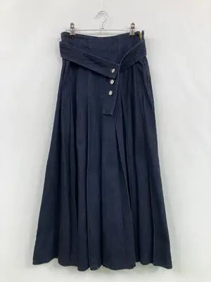 MOUSSY/マウジー/ロングスカート/スカート/ネイビー/2