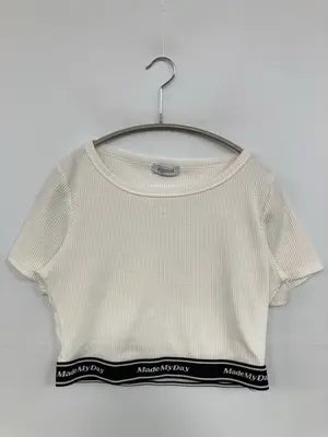 aquaist/アクアイスト/Tシャツ/カットソー/トップス/ホワイト/L