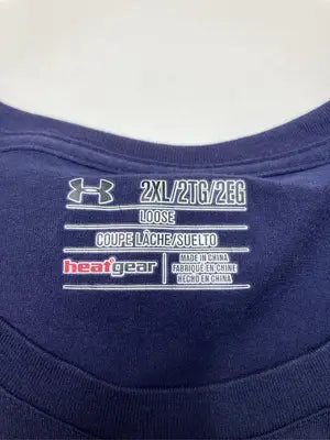 UNDER ARMOUR/アンダーアーマー/Tシャツ/カットソー/トップス/ネイビー/2XL