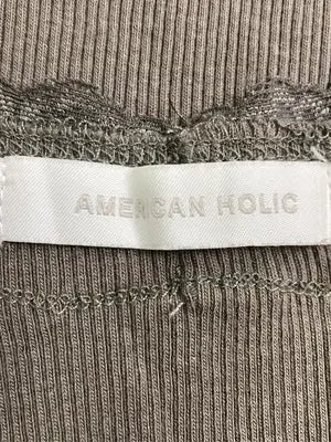 AMERICAN HOLIC/アメリカンホリック/タンクトップ/トップス/カーキ/M
