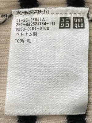 UNIQLO/ユニクロ/ニット/セーター/トップス/アイボリー/M