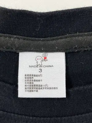 Tシャツ/カットソー/トップス/ブラック/3