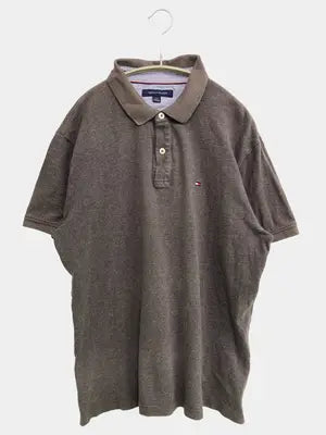 TOMMY HILFIGER/トミーヒルフィガー/ポロシャツ/トップス/グレー/L
