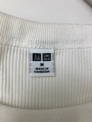 UNIQLO/ユニクロ/Tシャツ/カットソー/トップス/ホワイト/M