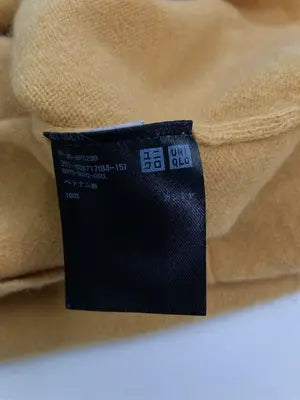 UNIQLO/ユニクロ/ニット/セーター/トップス/イエロー/XL