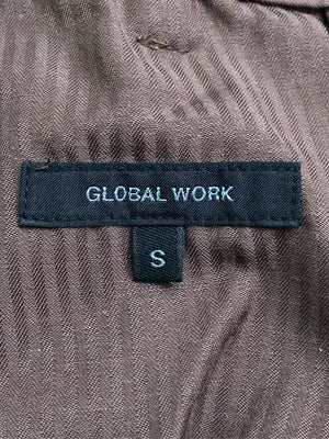 GLOBAL WORK/グローバルワーク/スラックス/パンツ/ブラウン/S