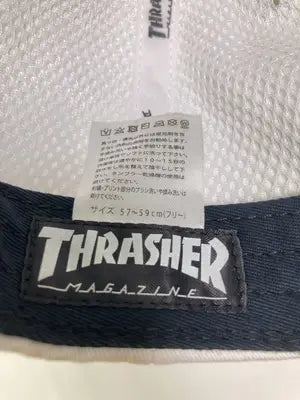THRASHER/スラッシャー/キャップ/帽子/ホワイト/57-59cm（フリー）