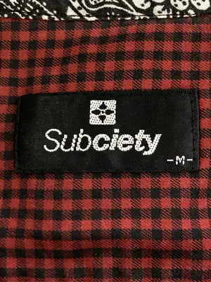 Subciety/サブサエティ/シャツ/ブラウス/トップス/レッド/M