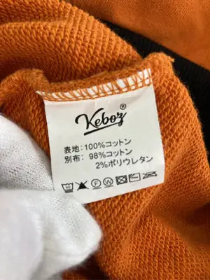 KEBOZ/ケボズ/スウェット/トップス/ブラック/XLARGE