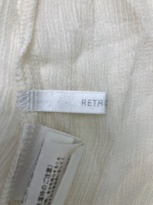 RETRO GIRL/レトロガール/シャツワンピース/ワンピース/ドレス/アイボリー/F