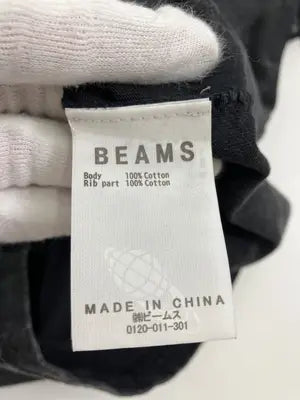 BEAMS/ビームス/Tシャツ/カットソー/トップス/ブラック