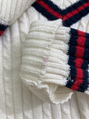 しまむら/シマムラ/ニット/セーター/トップス/ホワイト/M