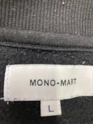MONO-MART/モノマート/スウェット/トップス/ブラック/L
