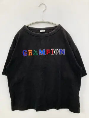 Champion/チャンピオン/Tシャツ/カットソー/トップス/ブラック/M