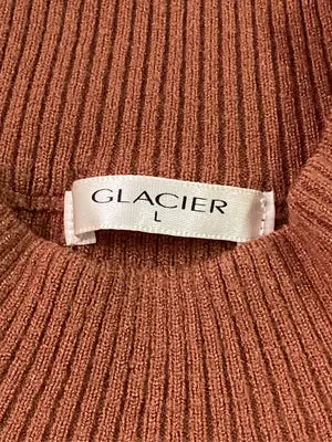 GLACIER/グラシア/ニット/セーター/トップス/ブラウン/L