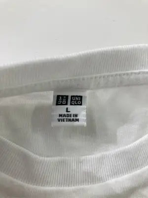 UNIQLO/ユニクロ/Tシャツ/カットソー/トップス/ホワイト/L