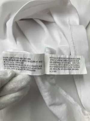 ZARA/ザラ/Tシャツ/カットソー/トップス/ホワイト/USA XS