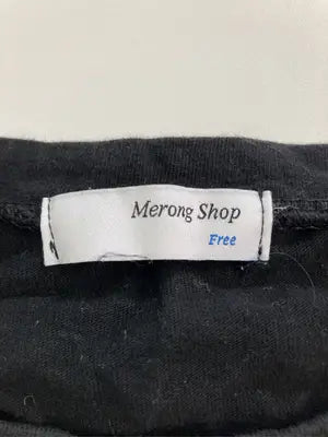 Merong Shop/Tシャツ/カットソー/トップス/ブラック/Free