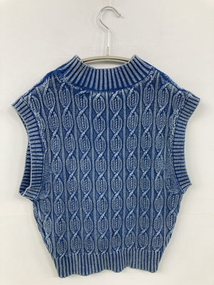 ZARA/ザラ/ベスト/トップス/ブルー/EUR L/USA L/MEX 30