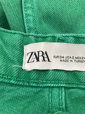 ZARA/ザラ/デニムパンツ/パンツ/グリーン/EUR 34/USA 2/MEX 24