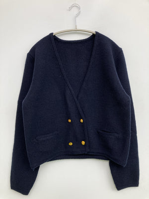 カーディガン/ボレロ/トップス/ネイビー