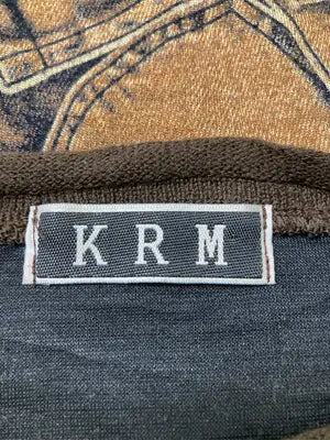 KRM/Tシャツ/カットソー/トップス/ブラウン