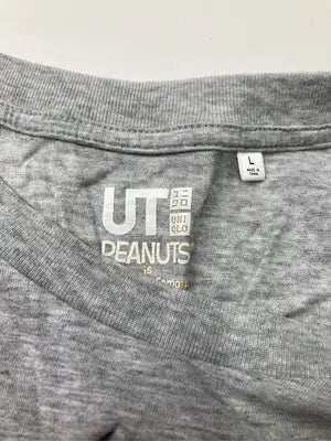 UNIQLO/ユニクロ/Tシャツ/カットソー/トップス/グレー/L
