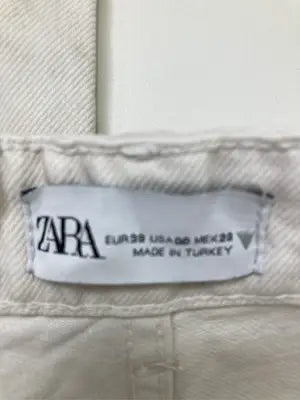 ZARA/ザラ/デニムパンツ/パンツ/ホワイト/EUR38
