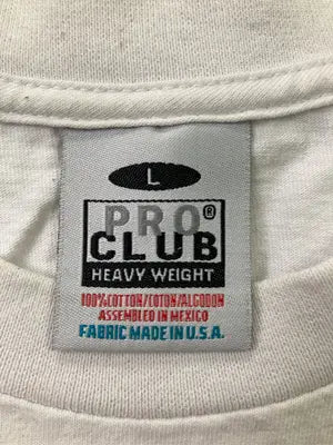 PRO CLUB/Tシャツ/カットソー/トップス/ホワイト/L